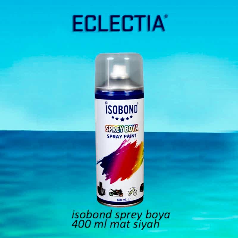 İSOBOND SPREY BOYA 400 ML MAT SİYAH