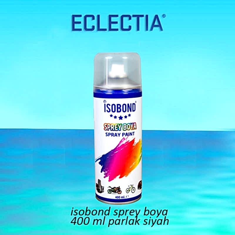 İSOBOND SPREY BOYA 400 ML PARLAK SİYAH